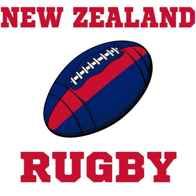 New Zealand Rugby Ball Hoody (Black)